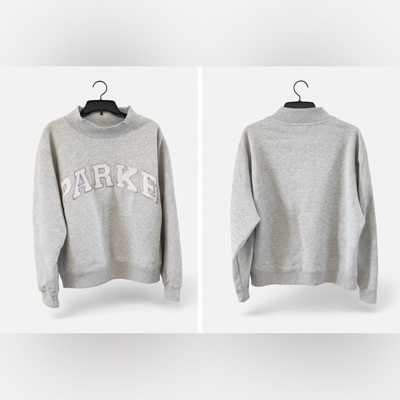 Parke Tops - Parke !!SOLD OUT ONLINE!! Women's Gray Logo Sweatshirt